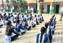 योग से जुडक़र दैनिक जीवन में आने वाली समस्याओं का ड़ट कर मुकाबला किया जा सकता है-प्रधानाचार्य पूनम चौधरी