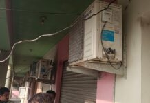 सतकार मार्केट में बनी दुकानों से चोरों ने चुराई ऐसी के डिब्बो से तारें