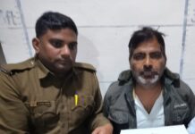 पुलिस द्वारा स्मैक सहित एक आरोपी को इंद्री से किया गया गिरफ्तार