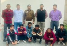 चोट मारकर छीना झपटी करने वाले छह आरोपी करनाल पुलिस ने किए गिरफ्तार