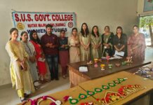 दीपावली के उपलक्ष्य में बंदनवार व दिया सजाने की प्रतियोगिता का आयोजन