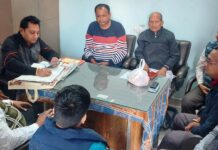 माता शाकुम्भरी देवी मंदिर में की गई मासिक बैठक