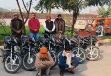 एंटी व्हीकल थेफ्ट यूनिट करनाल ने मोटरसाइकिल चोरी करने वाले दो आरोपी किए गिरफ्तार