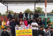 गांव थंबड स्कूल में चल रहे एन एस एस के सात दिवसीय कैंप का हुआ समापन