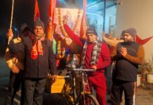 प्रभु श्रीराम जी की प्राण प्रतिष्ठा से पहले निकाली प्रभात फेरी