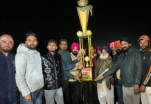 बीबा बॉयज क्रिकेट क्लब द्वारा क्रिकेट टूर्नामेंट आयोजित