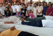 थैलीसिमिया से पीडित बच्चों के लिए रक्तदान शिविर लगाया गया, 264 यूनिट रक्त एकत्रित किया गया