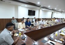 ADGP डॉ० एम. रवि किरण (IPS) की अध्यक्षता में नषा मुक्त अभियान की टीमों की एक दिवसीय कार्यषाला का आयोजन