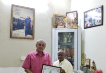 डॉ. श्याम नाथ झा को पंडित विष्णुकांत झा स्मृति सम्मान से नवाज़ा गया