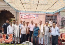 लाला लाजपत राय वरिष्ठ नागरिक सभा ने लगाई ठंडे पानी की छबील