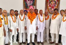 अंग्रेज सिंह सैनी सर्वसम्मति से सैनी समाज के बने प्रधान