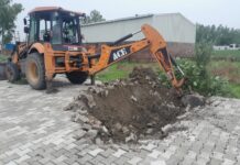 चार अवैध कॉलोनियों पर चला डीटीपी का पीला पंजा