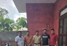 अवैध हथियार के मामले में तीन आरोपी गिरफ्तार