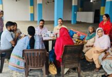 स्वास्थ्य विभाग की तरफ से किया गया स्वास्थ्य कैंप का आयोजन: डॉ अरूण