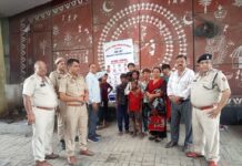 निर्मल कुटिया चौक व मटका चौंक पर जागरूकता शिविर व चालान ड्राइव आयोजित