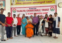 ओजल्या चैरिटेबल ट्रस्ट द्वारा रक्तदान शिविर का आयोजन, 50 यूनिट रक्त एकत्रित