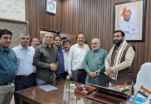 विधायक जगमोहन आनंद ने मुख्यमंत्री नायब सिंह सैनी से की मुलाकात