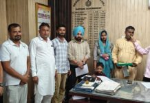 एसडीएम अशोक मुंजाल ने गांव उमरपुर व छपरियो के नवनिर्वाचित सरपंचों को दिलाई शपथ