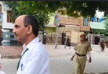 एसडीएम सत्यवान मान ने परीक्षार्थी को जाम से निकाल परीक्षा केन्द्र पर पहुंचाकर दिया मानवता का परिचय