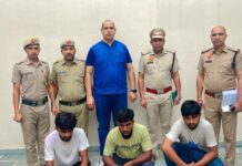 मामूली कहासुनी पर हत्या की वारदात को अंजाम देने वाले तीन आरोपी करनाल पुलिस ने किए गिरफ्तार,