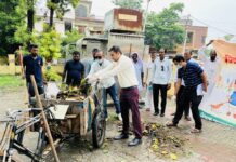 स्वच्छ हरियाणा अभियान के तहत पिहोवा के सरस्वती घाट पर चलाया गया सफाई अभियान : अभिनव सिवाच