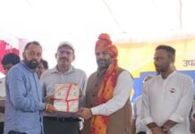 स्वतंत्रता दिवस पर पत्रकारों को किया सम्मानित