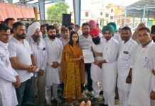 धान सीजन के दौरान मंडी में नमी के नाम पर लगाए जाने वाले कट एवं अन्य समस्याओं को लेकर भारतीय किसान यूनियन की हुई किसान पंचायत