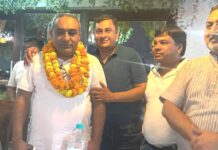 हरपाल मंढाण दूसरी बार दी इन्द्री राईस मिलर्स एवं डिलर्स एसोसिएशन के बने प्रधान