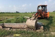 6 अवैध कॉलोनियों पर चला डीटीपी का पीला पंजा