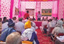 धान की खेती ओर उत्पादन का भारत की अर्थव्यवस्था में बहुत बडा योगदान है-ड़ा. अश्विनी कांबोज