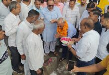 विधायक रामकुमार कश्यप ने गांव चांदसँमद में 2 करोड़ रुपये की लागत से होने वाले सडक़ों के सौंदर्यकरण कार्य का किया शिलान्यास