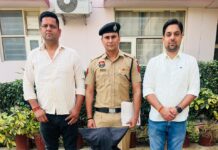 पुलिस महानिदेशक हरियाणा द्वारा चलाए जा रहे ऑपरेशन ट्रैकडाउन के तहत अपराध अन्वेषण शाखा -1 की टीम द्वारा अवैध हथियार रखने वालो पर बङी कारवाई
