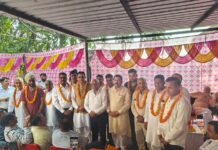 मार्केट कमेटी इंद्री के नवनियुक्त चेयरमैन और वाइस चेयरमैन ने संभाला पदभार