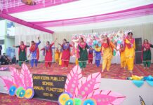सर्व विद्या पब्लिक स्कूल में हुए नृत्यांगना वार्षिक कार्यक्रम में बच्चों ने बिखेरी अपनी कला