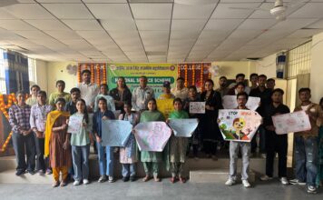 राष्ट्रीय सेवा योजना के शिविर के दूसरे दिन “नशा मुक्ति अभियान” पर जागरूकता रैली का किया आयोजन