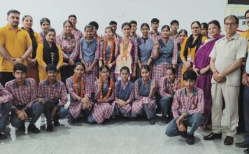 शहीद उधम सिंह स्कूल इन्द्री की दसंवी कक्षा की छात्रा आस्था 96.6 प्रतिशत अंक लेकर बनी इन्द्री ब्लाक टापर