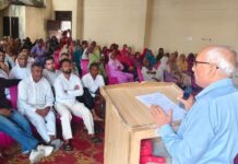 गांव चलो, बस्ती चलो अभियान का मुख्य उद्देश्य गांव-गांव जाकर लोगों के साथ सीधा संवाद स्थापित करना है-रामकुमार कश्यप