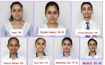 अनेजा सिटी हार्ट स्कूल की छात्रा ने 95 प्रतिशत अंक हासिल किए