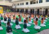 दूसरे चरण में 21 से 23 मई तक जिला के सभी विद्यालयों में अंतर्राष्ट्रीय योग प्रोटोकॉल का प्रशिक्षण दिया जा रहा है