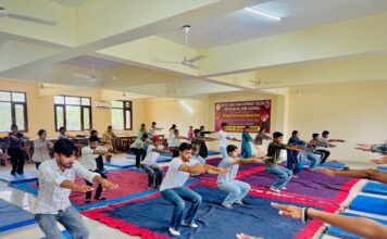 शहीद उधम सिंह राजकीय महाविद्यालय में करवाया गया अंतरराष्ट्रीय योग दिवस प्रोटोकॉल अभ्यास