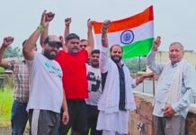 चेयरमैन रिंकू सैनी ने शहीदों को नमन कर 80वां स्वतंत्रता दिवस मनाया