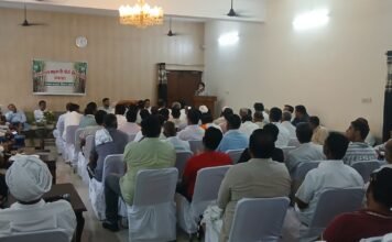 करनाल सहकारी चीनी मिल परिसर में गन्ने की फसल की उत्कृष्ट उत्पादकता एवं रोगों से रोकथाम हेतु गन्ना फसल विचार गोष्ठी का आयोजन