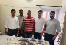 मंदिर में चोरी की वारदात का आरोपी गिरफ्तार, चोरीशुदा चांदी नुमा गहने व अन्य सामान बरामद