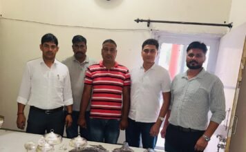 मंदिर में चोरी की वारदात का आरोपी गिरफ्तार, चोरीशुदा चांदी नुमा गहने व अन्य सामान बरामद