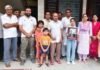 योगा में पहला प्रथम स्थान वाली कायना काम्बोज को किया सम्मानित