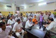 विधायक योगेन्द्र राणा ने असंध कार्यालय में सुनीं जन-समस्याएं ,अधिकारियों को दिए त्वरित समाधान के निर्देश।